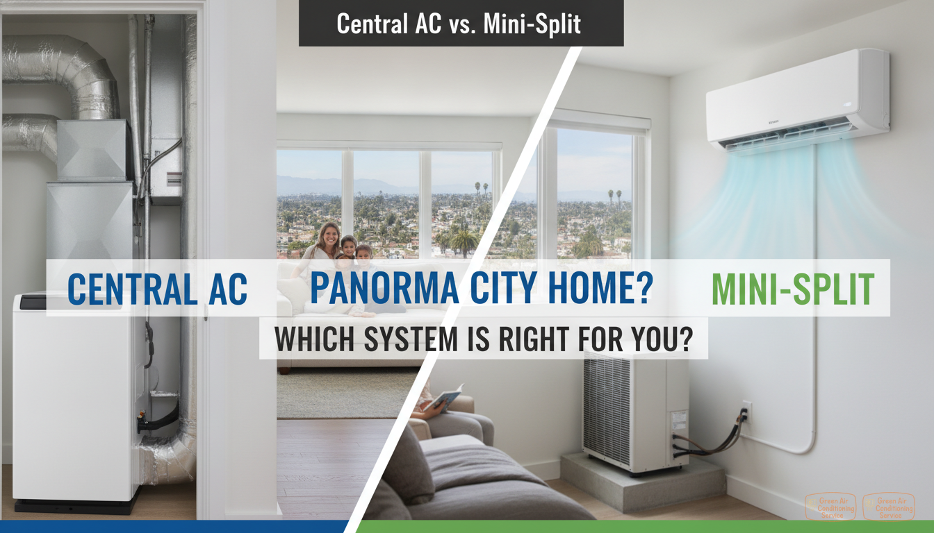 Central AC vs. Mini-Split: Which System Is Right for Your Panorama City Home?